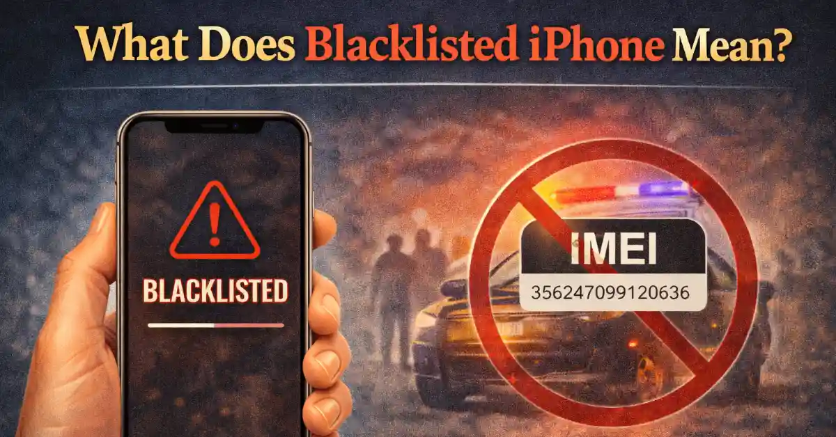 What Does Blacklisted iPhone Mean?